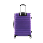 Luggage Suitcase Trolley Set Travel TSA Lock Pink/Purple