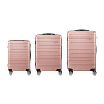 Luggage Suitcase Trolley Set Travel TSA Lock Pink/Purple