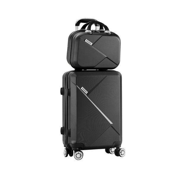  Luggage Suitcase Trolley Set Travel TSA Lock Storage Hard Case