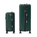 2PCS Hard Case Luggage Set TSA Lock Green | HomeAndLiving
