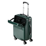 2PCS Hard Case Luggage Set TSA Lock Green | HomeAndLiving