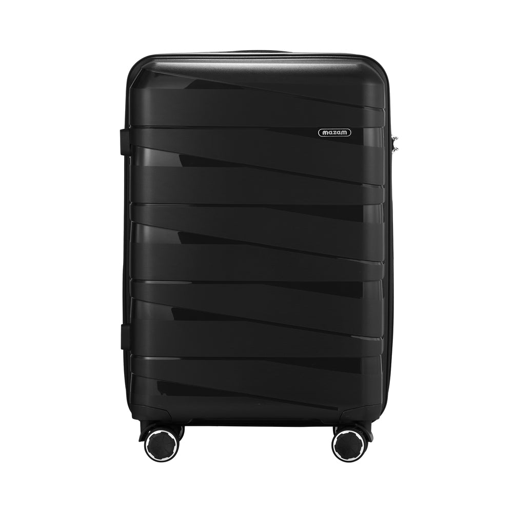 28" Luggage Set Travel TSA Lock PP Case Black/Green/Navy