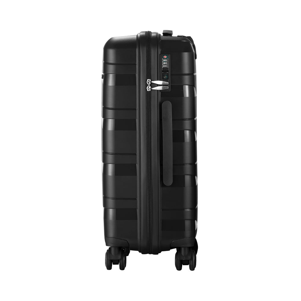 28" Luggage Set Travel TSA Lock PP Case Black/Green/Navy