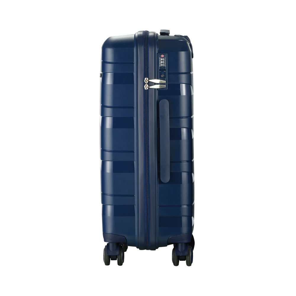 28" Luggage Set Travel TSA Lock PP Case Black/Green/Navy