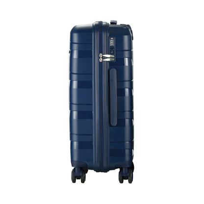 28" Luggage Set Travel TSA Lock PP Case Black/Green/Navy