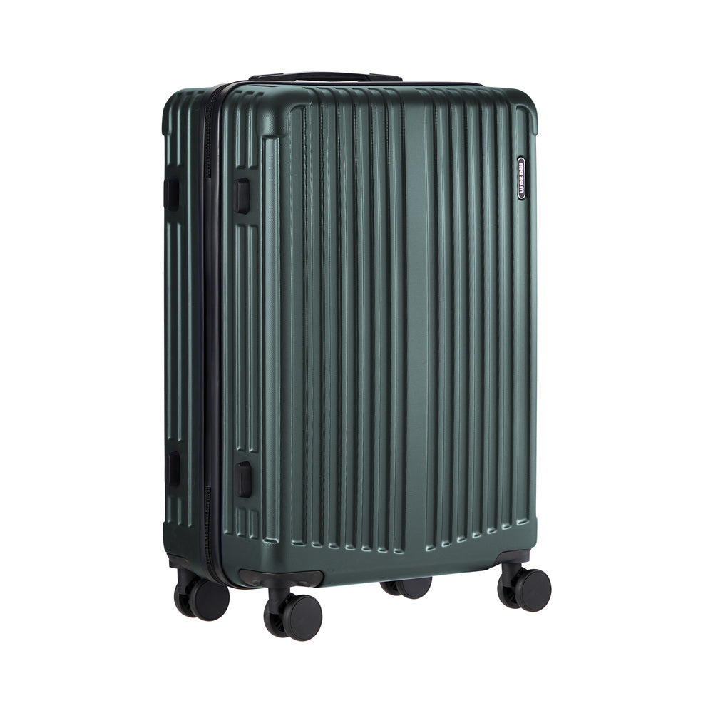 Expandable Travel Luggage Set Adventure Series ABS Trolley 20 24 28 Inch Green 3 Piece - 10