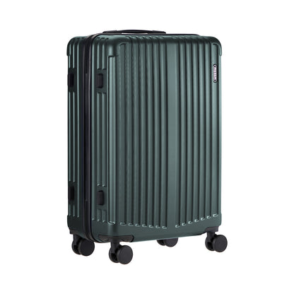 Expandable Travel Luggage Set Adventure Series ABS Trolley 20 24 28 Inch Green 3 Piece - 10