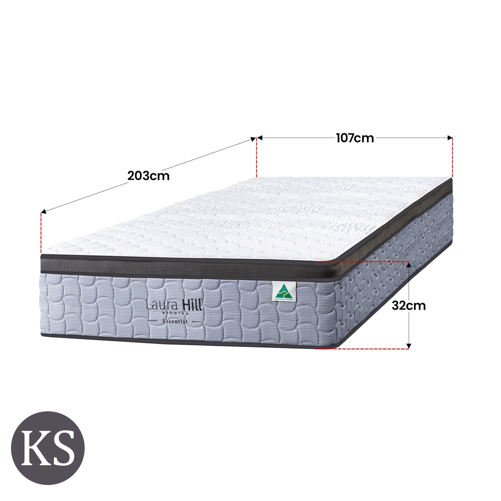 Essential Australian Made Single Premium Mattress