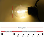 95M Led Festoon String Lights Christmas Wedding Party Outdoor