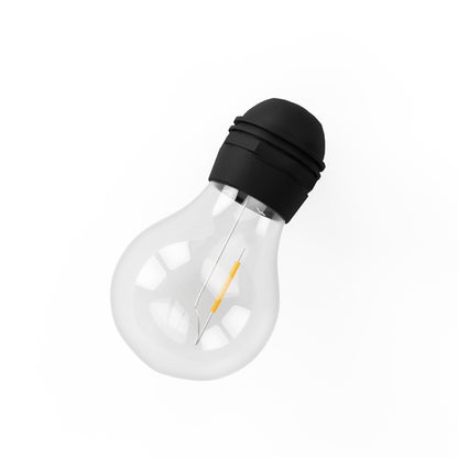 Glowing Solar Festoon Lights for Outdoor Christmas Magic