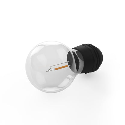 Glowing Solar Festoon Lights for Outdoor Christmas Magic