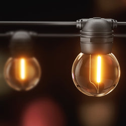 17M Solar Festoon Lights Led Christmas Wedding Decor (2 Pack)