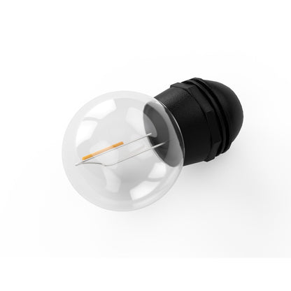 Glowing Solar Festoon Lights for Outdoor Christmas Magic