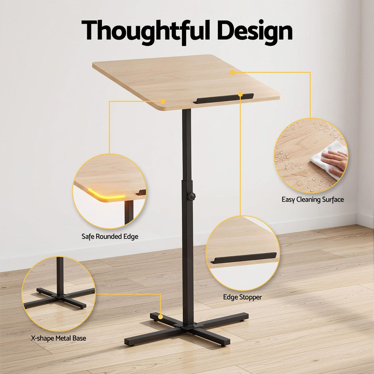 Portable Laptop Desk Adjustable Height king