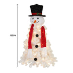 4ft 122cm Snowman Christmas Tree with Lights