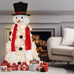 4ft 122cm Snowman Christmas Tree with Lights