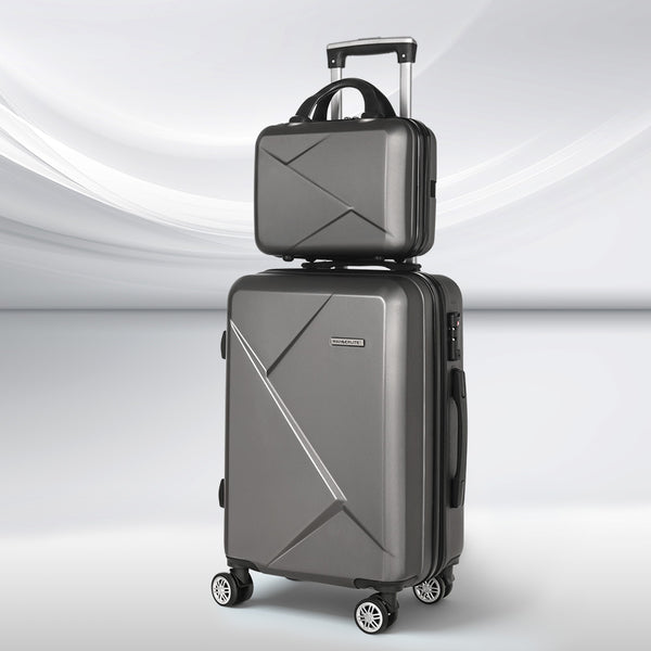  Travel in Style 2pc Luggage Trolley Suitcase Set 12