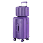 2pcs Trunk Luggage Suitcase Travel Carry On TSA Lock 12