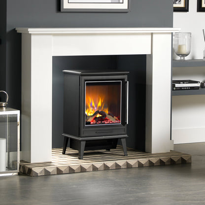 Electric Fire Stove 2kW Black