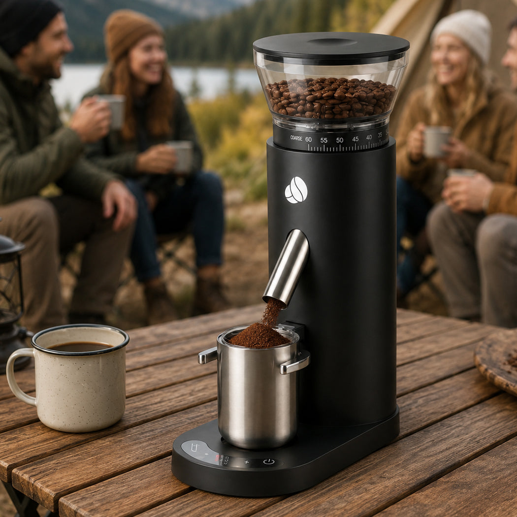 Coffee Grinder Rechargeable Timer 23x10.4x29.9cm