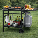 Outdoor Kitchen Cart Foldable BBQ Prep Table | HomeAndLiving
