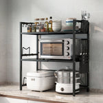 3 Tier Microwave Shelf Adjustable Kitchen Rack | HomeAndLivi