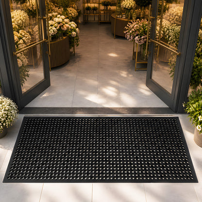 Anti Fatigue Mat Non Slip Black 150x90cm