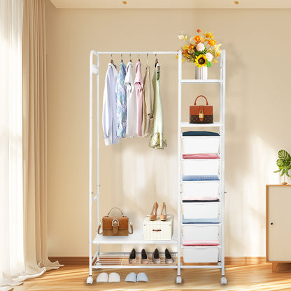 Contemporary 94CM Clothes Rack Stand Heavy Duty Hanging  Adjustable