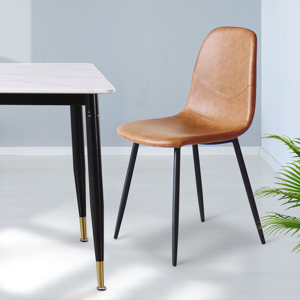 Ergonomic 8x Dining Chairs Kitchen Eames  Soft Cushion Classic
