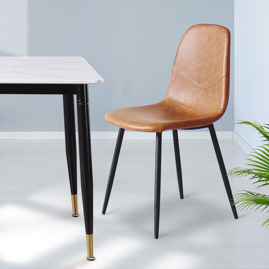 Ergonomic 8x Dining Chairs Kitchen Eames  Soft Cushion Classic