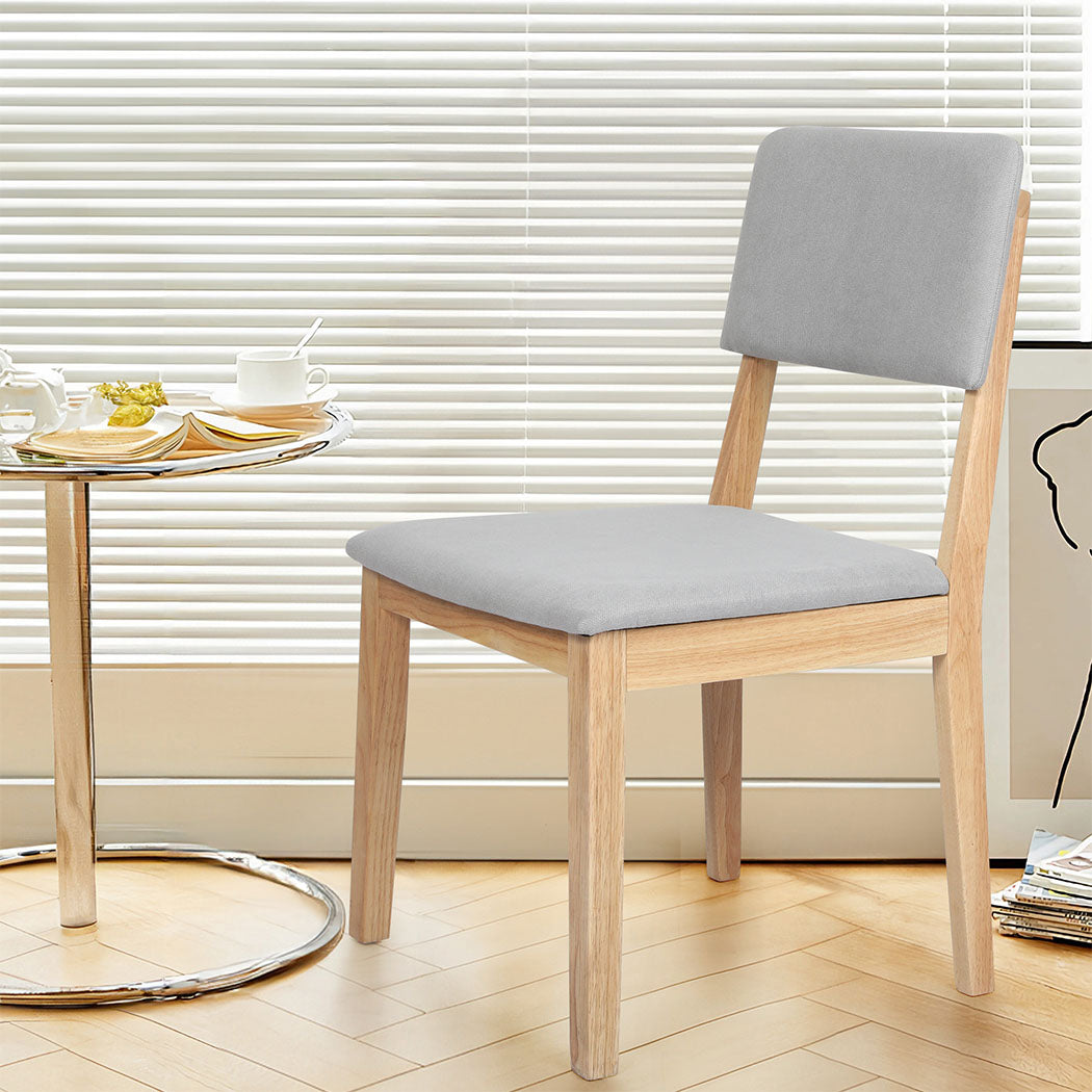 Modern Dining Chairs 6 Upholstered Kitchen Chair  Foldable Function
