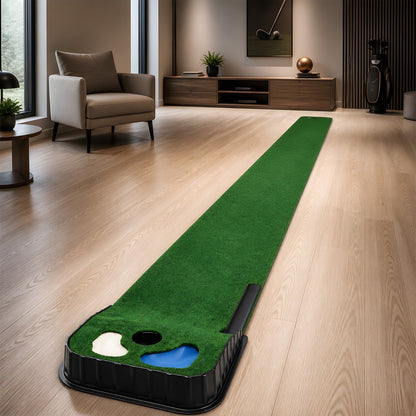 Golf Putting Mat Auto Return Green 270x37.5x10cm