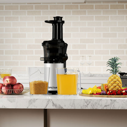 Cold Press Juicer Quiet Operation 18.5x17.7x41.8cm