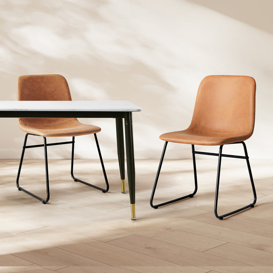 Ergonomic 4x Dining Chairs Kitchen Table  Adjustable Height