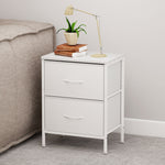 Versatile Bedside Table Storage Nightstand Bedroom Storage  Sleek