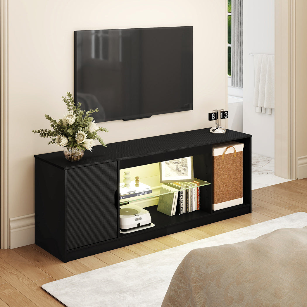 Tv Stand Black 140cm 145x35x52.5cm