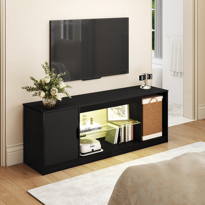 Tv Stand Black 140cm 145x35x52.5cm