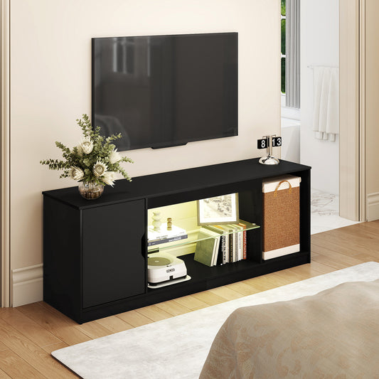 Tv Stand Black 140cm 145x35x52.5cm