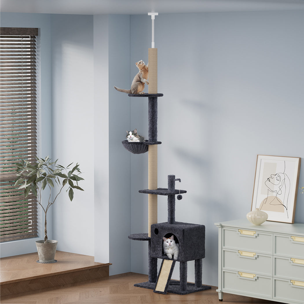 Cat Tree Scratching Post Condo 40x24x230cm