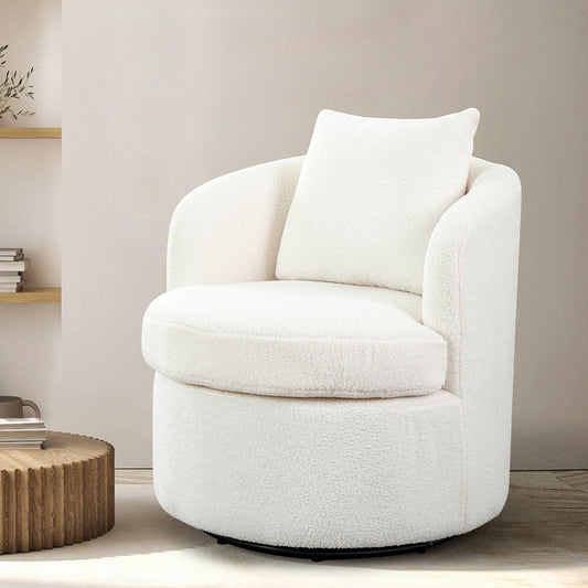 Premium Fleece Swivel Chair  Comfortable Design Classic Durable