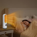 Elegant Portable Electric Heater Fan 1200W Home Office  Sleek Modern