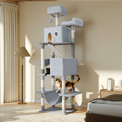Cat Tree Scratching Post Tower 50x60x206cm