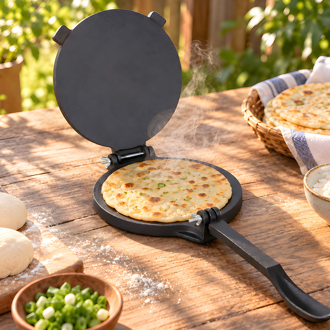 Cast Iron Tortilla Press Heavy Duty 24.5x20x9.5cm
