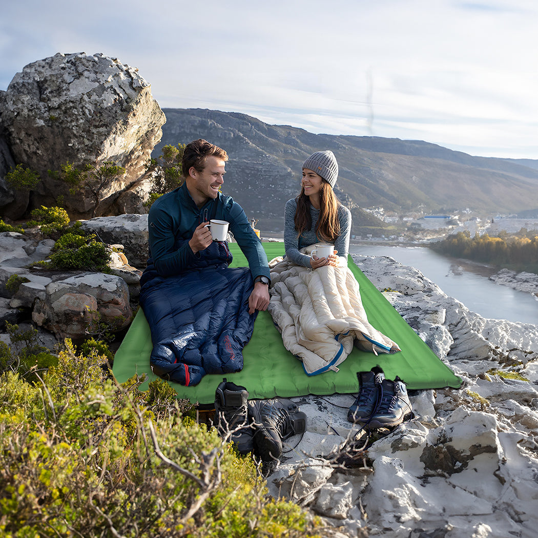 Camping Mattress Double Self Inflating 195x132x12cm