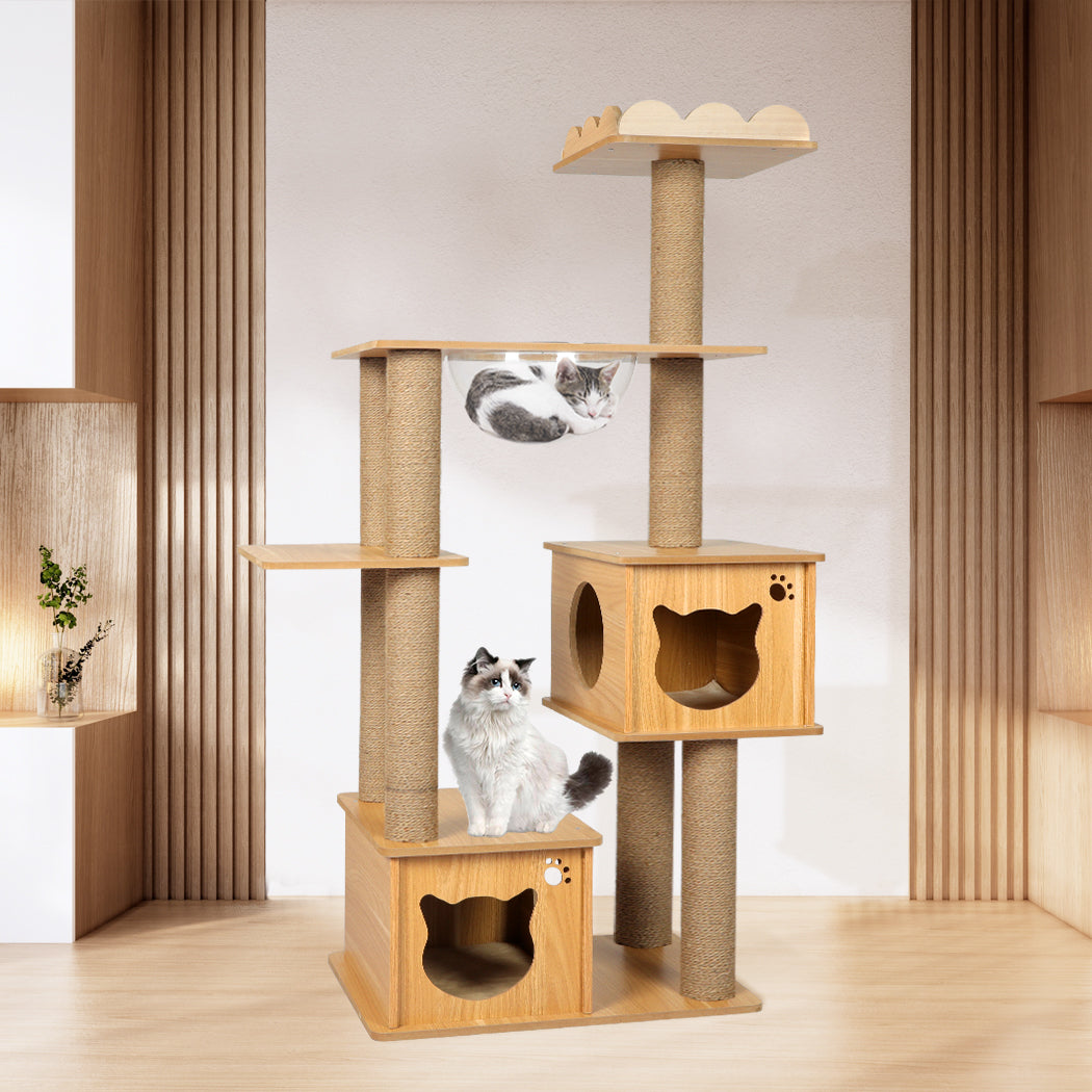 Cat Tree Scratcher Tower 60x40x138cm