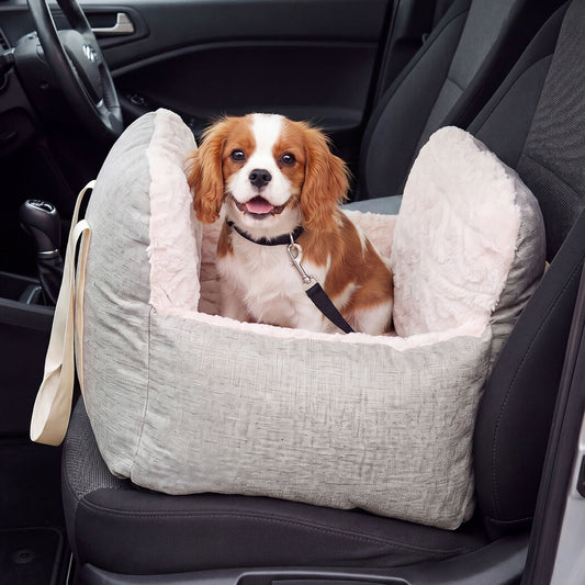 Dog Car Booster Seat Brown 55x53x20.5cm