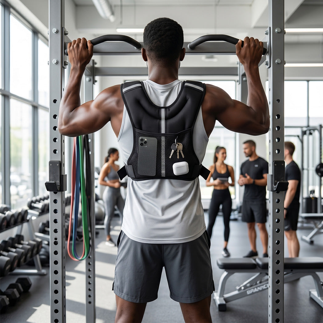 Centra 5.5kg Weighted Vest Adjustable Workout Weight Jacket Exercise Training