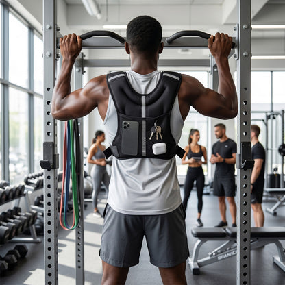 Centra 5.5kg Weighted Vest Adjustable Workout Weight Jacket Exercise Training