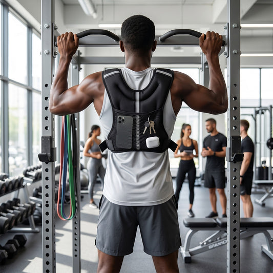 Centra 5.5kg Weighted Vest Adjustable Workout Weight Jacket Exercise Training - 7