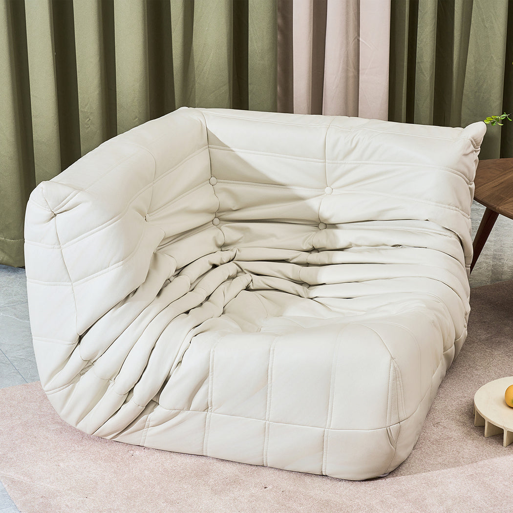 Luxury Corner Seaters Floor Sofa Caterpillar Lounge  Durable Frame